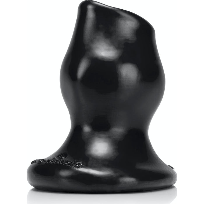 OxBalls Pighole 2 Hollow Plug, Medium, Black