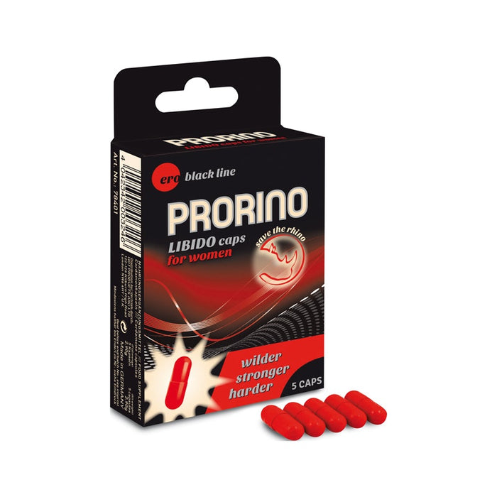 Hot Ero PRORINO Libido Caps For Women 5pk - Supplements