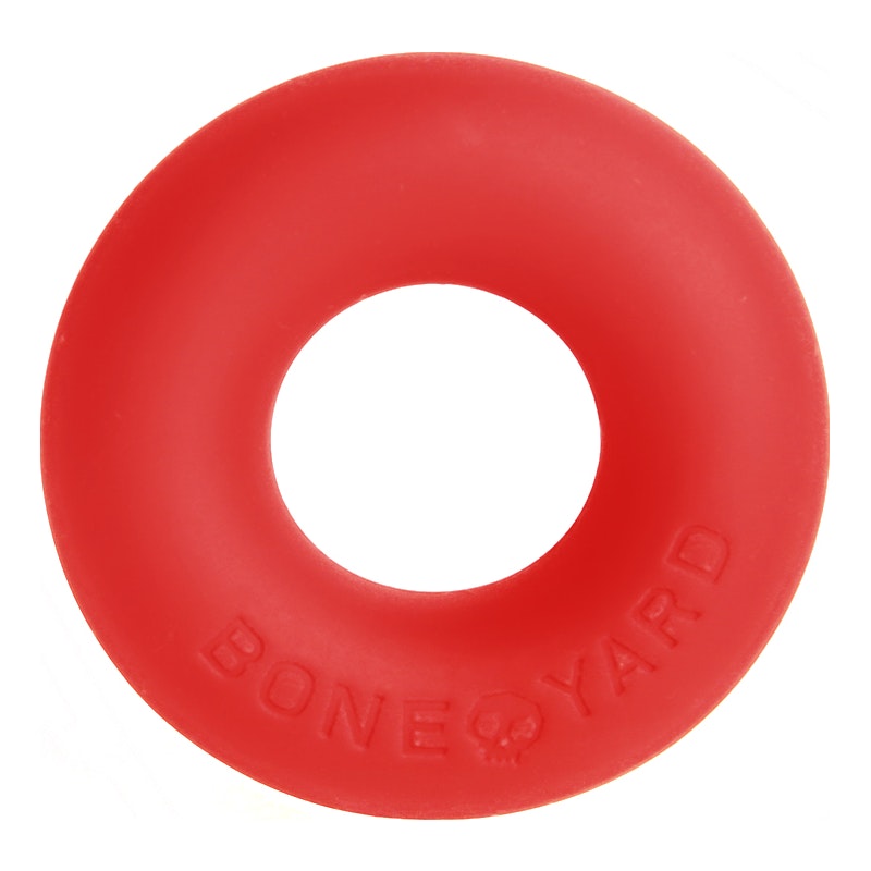 Boneyard Ultimate Silicone Cock Ring, 50mm, Black/Blue/Red/Yellow