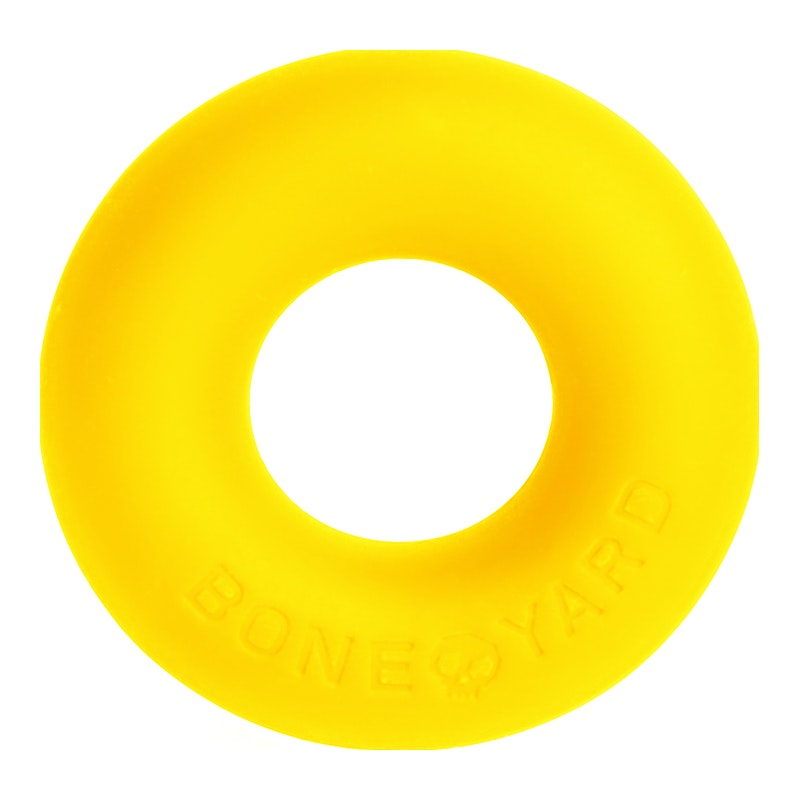 Boneyard Ultimate Silicone Cock Ring, 50mm, Black/Blue/Red/Yellow