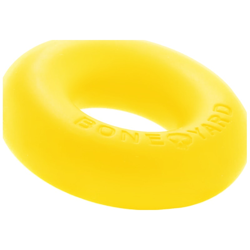 Boneyard Ultimate Silicone Cock Ring, 50mm, Black/Blue/Red/Yellow