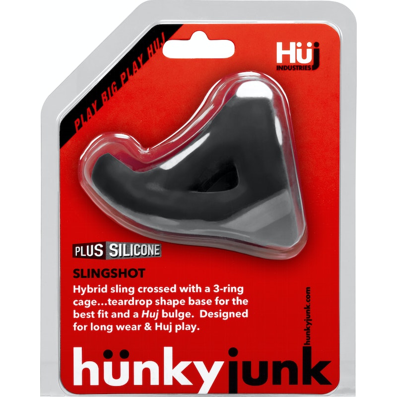 Hunkyjunk SLINGSHOT 3-ring Teardrop Sling, Black