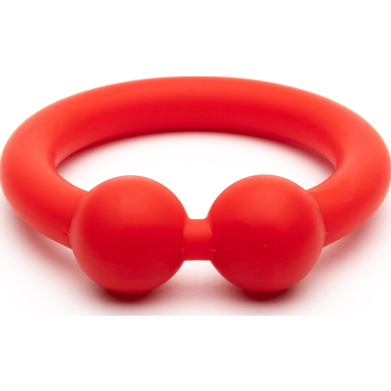 Sport Fucker Silocone Bullring Cockring Black, Red