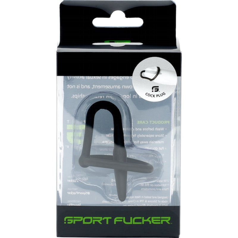 Sport Fucker Cock Plug, Black