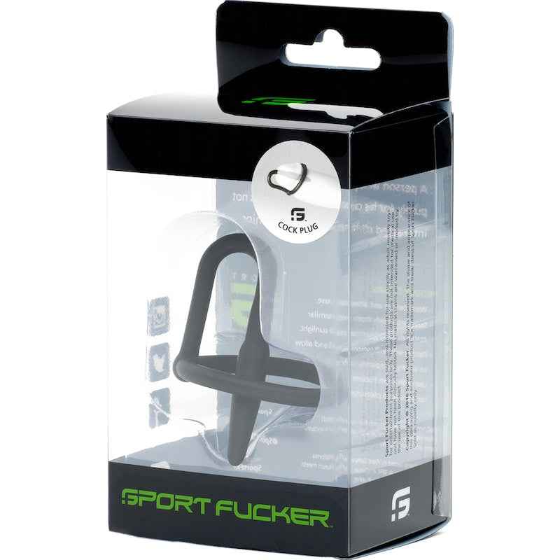 Sport Fucker Cock Plug, Black