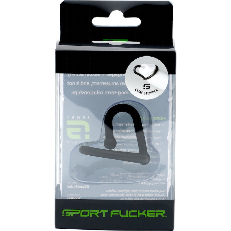 Sport Fucker Cum Stopper Penis Sound, Black