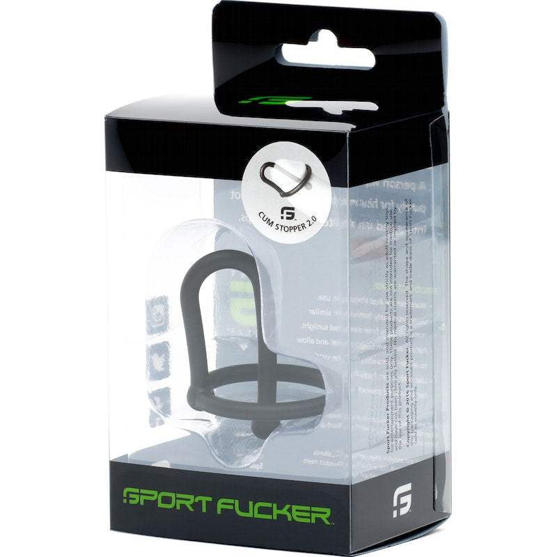 Sport Fucker Cum Stopper 2.0, Black/Red/Blue/Grey