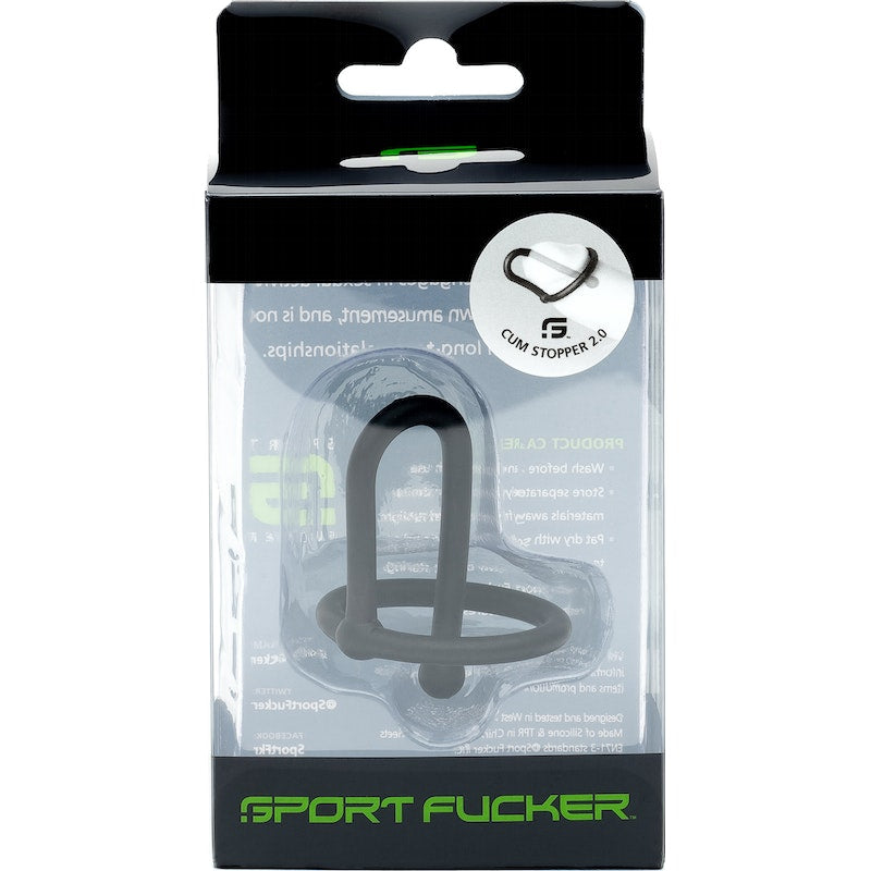 Sport Fucker Cum Stopper 2.0, Black/Red/Blue/Grey