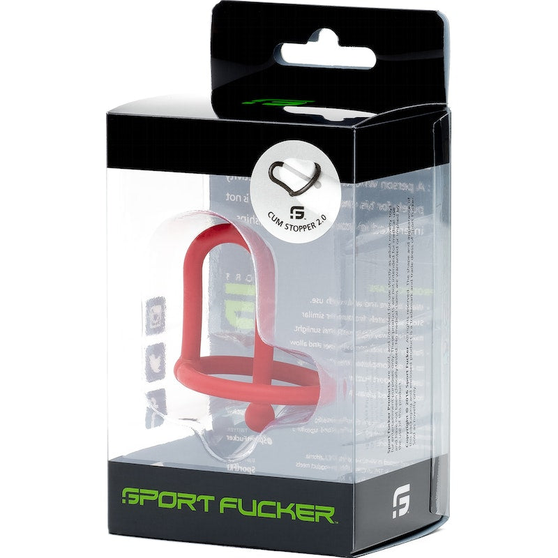 Sport Fucker Cum Stopper 2.0, Black/Red/Blue/Grey