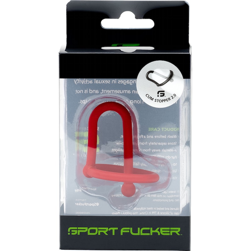 Sport Fucker Cum Stopper 2.0, Black/Red/Blue/Grey