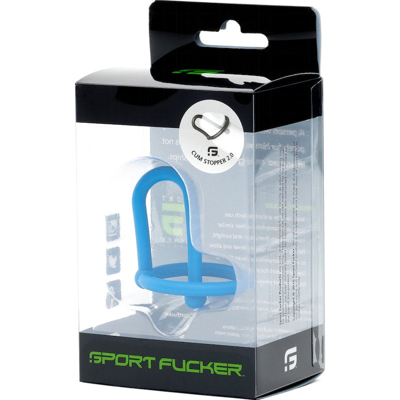 Sport Fucker Cum Stopper 2.0, Black/Red/Blue/Grey
