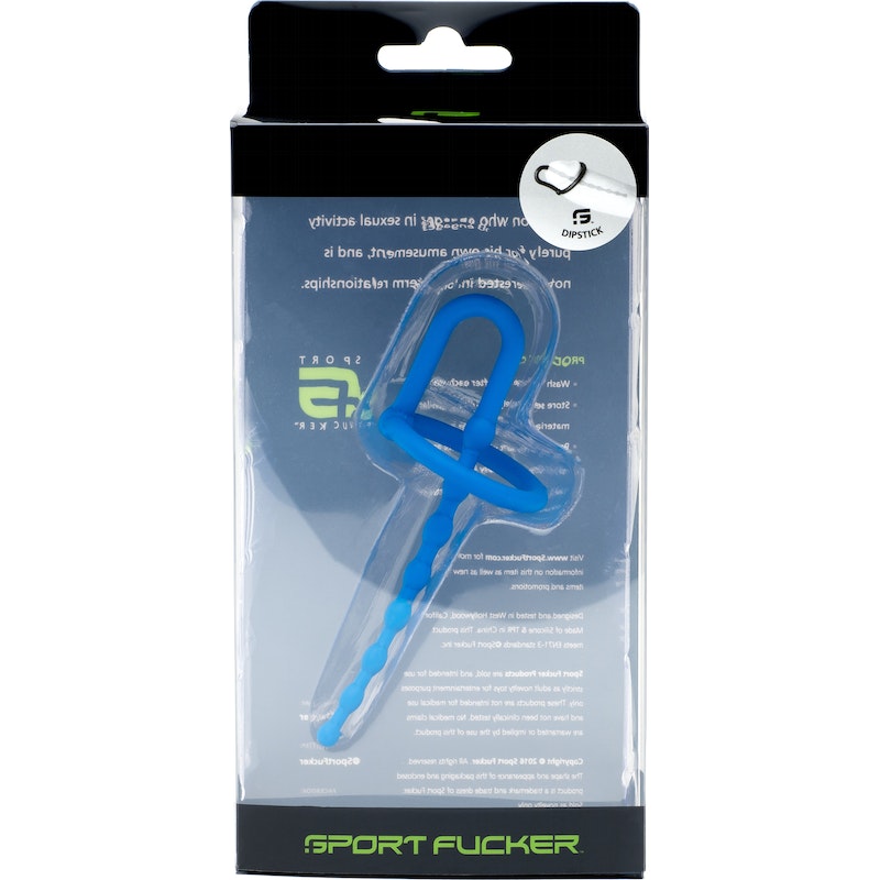 Sport Fucker Dipstick Penis Sound, 100mm, Blue