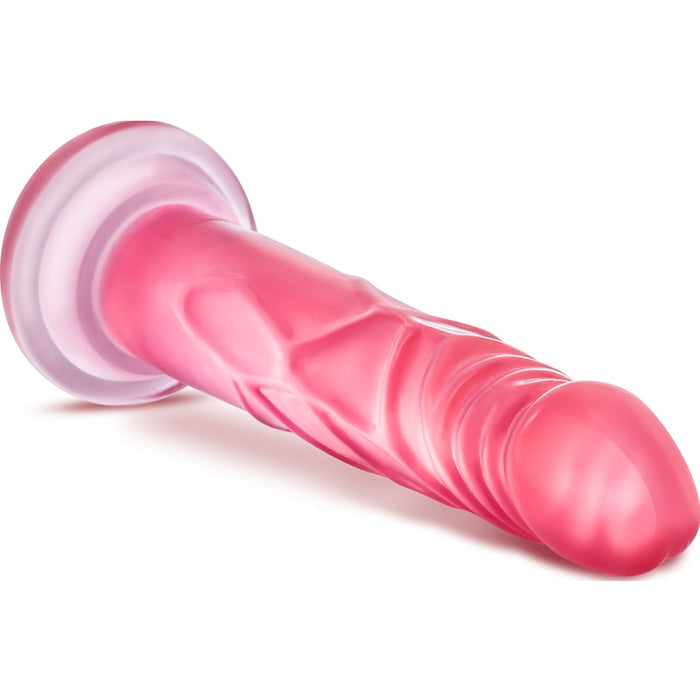 B Yours Sweet N Hard 5 Dildo, 7.5"/19cm, Blue/Pink/Purple