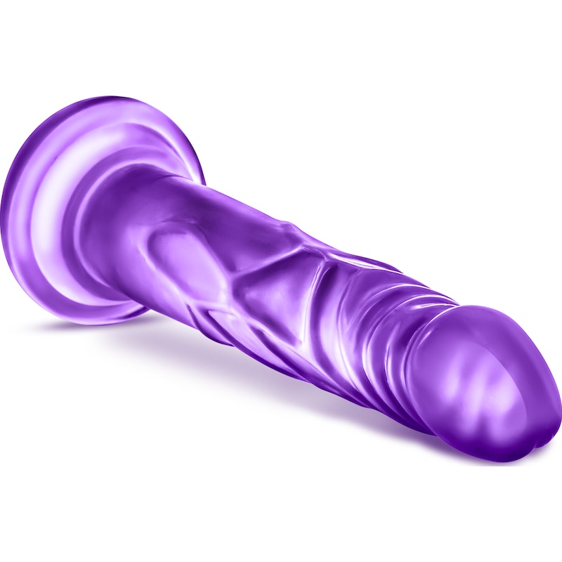 B Yours Sweet N Hard 5 Dildo, 7.5"/19cm, Blue/Pink/Purple