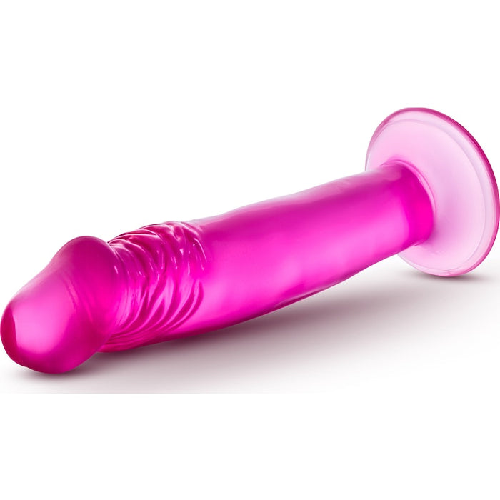 B Yours Sweet N Small Dildo, 6"/15cm, Blue/Pink/Purple