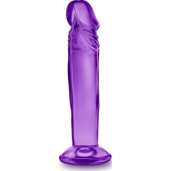 B Yours Sweet N Small Dildo, 6"/15cm, Blue/Pink/Purple