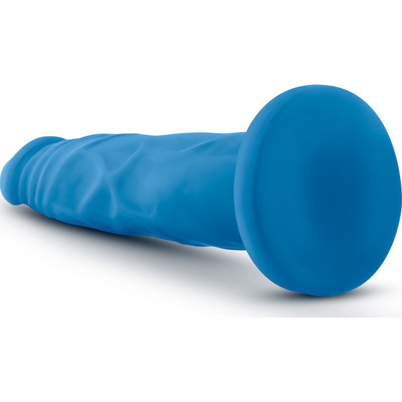 Neo Dual Density Cock Neon 7.5in Blue