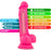 Neo Dual Density Cock With Balls 7.5in Neon Pink