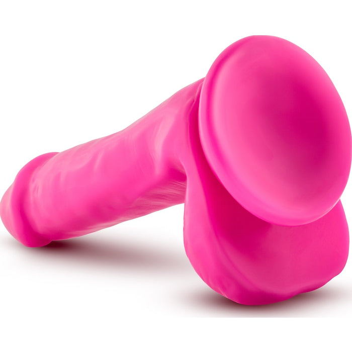 Au Naturel Bold Delight 6in/15cm Dildo, Pink/Purple