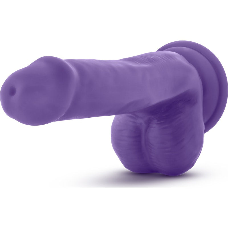 Au Naturel Bold Delight 6in/15cm Dildo, Pink/Purple