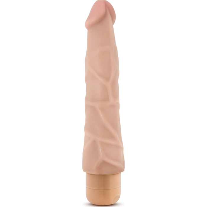 Dr Skin Cock Vibe 1 9in Vibrating Cock Beige