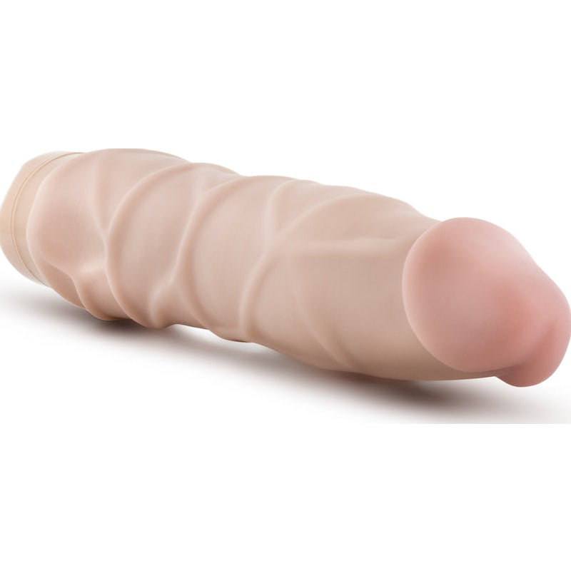 Dr Skin Cock Vibe 1 9in Vibrating Cock Beige