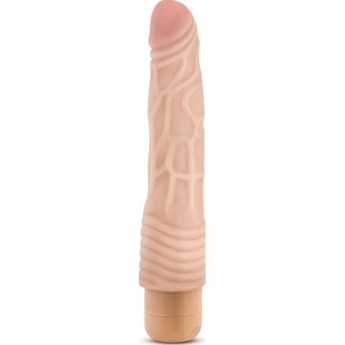Dr Skin Cock Vibe 2 9in Vibrating Cock Beige