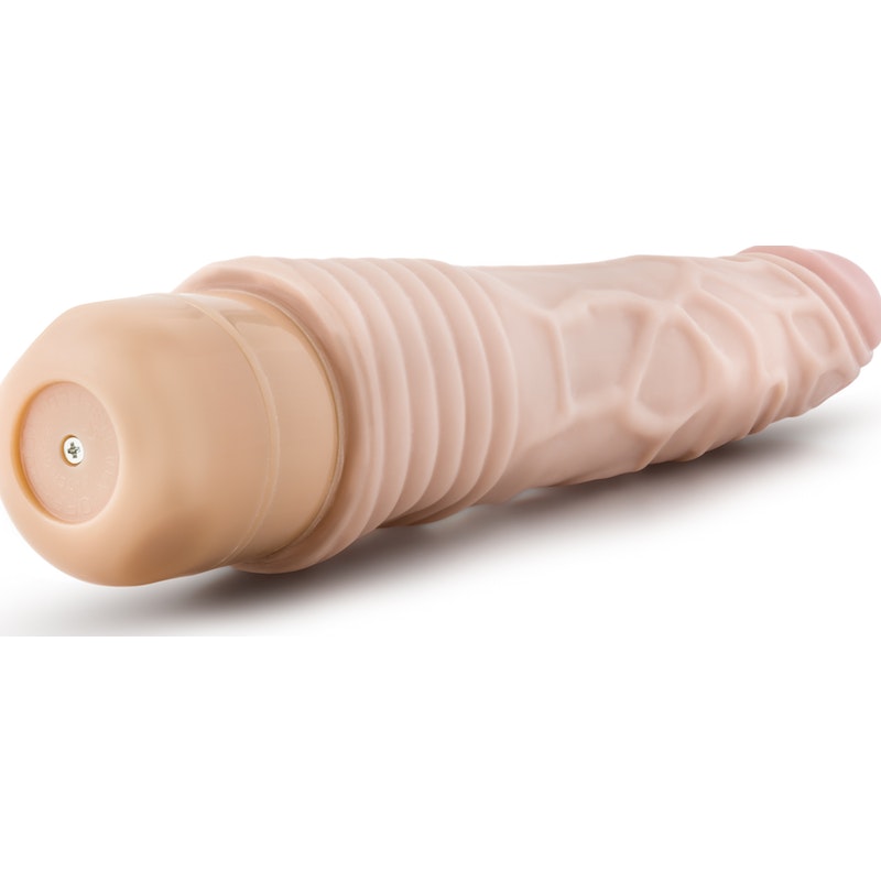 Dr Skin Cock Vibe 2 9in Vibrating Cock Beige