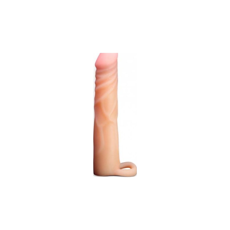 Performance Cock Xtender Penis Sleeve, 18cm, Beige