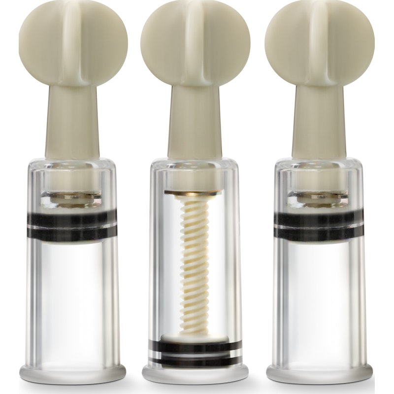 Temptasia Nipple and Clit Twist Suckers, 3-pack