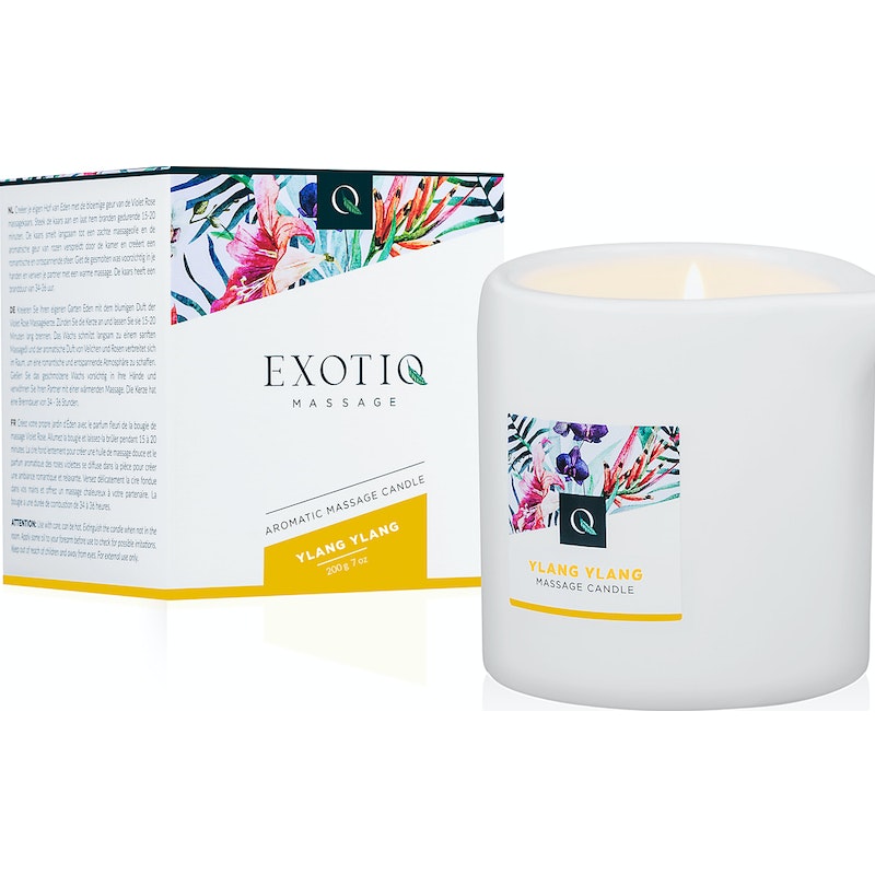 Exotiq Massage Candle, Ylang Ylang, 200g