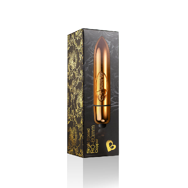 Rocks Off RO-80 Single Speed Bullet Vibrator, Gold