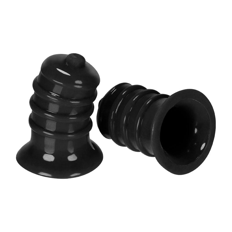 Hunkyjunk ELONG Wide Base Nipsucker, 2-pack, Black