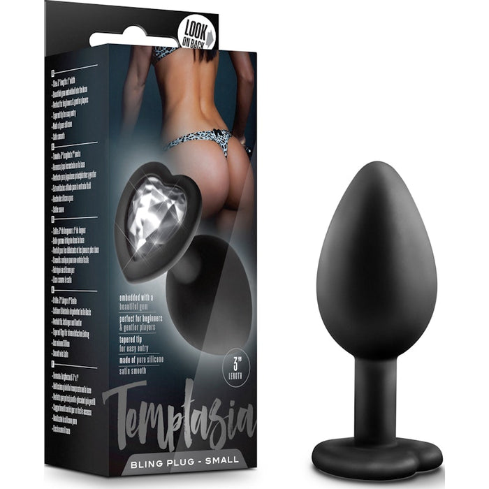 Temptasia Bling Plug Small Black