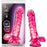 B Yours Basic 8 Dildo, 9"/23cm, Pink/Purple