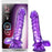 B Yours Basic 8 Dildo, 9"/23cm, Pink/Purple