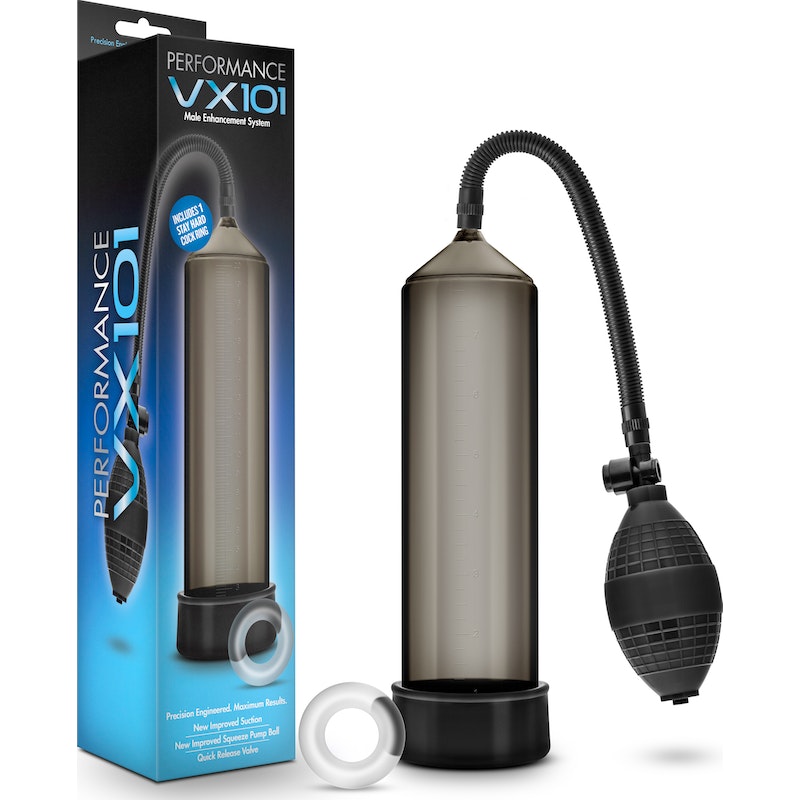 Performance VX101 Male Enhancement Pump, 2.25" x 8" (5.7cm x 20.3cm), Black