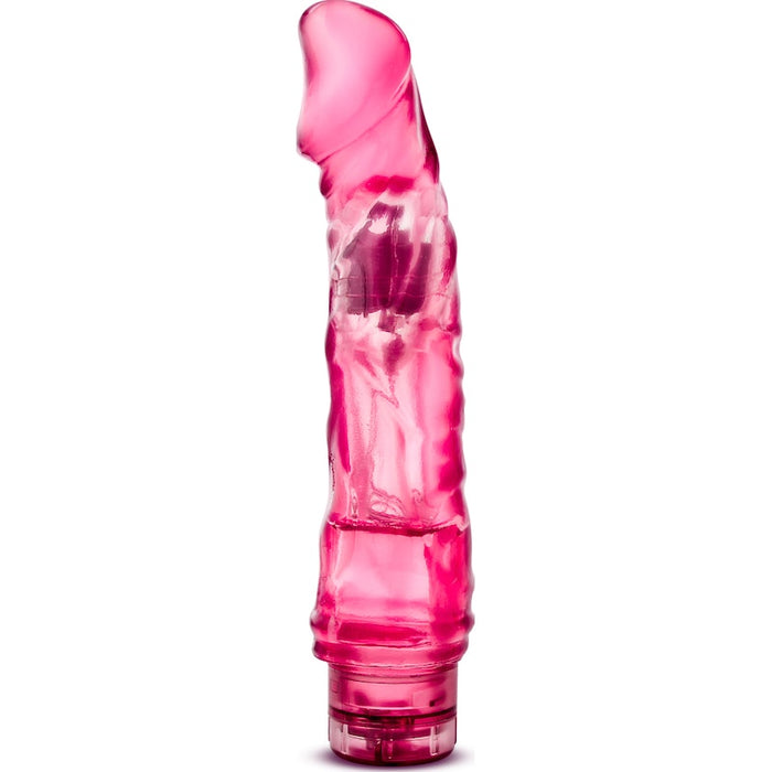 B Yours Vibe 6 Vibrator, 9"/23cm, Blue/Pink