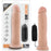 Dr Skin Dr Throb 9.5in Vibrating Realistic Cock with Suction Cup Vanilla