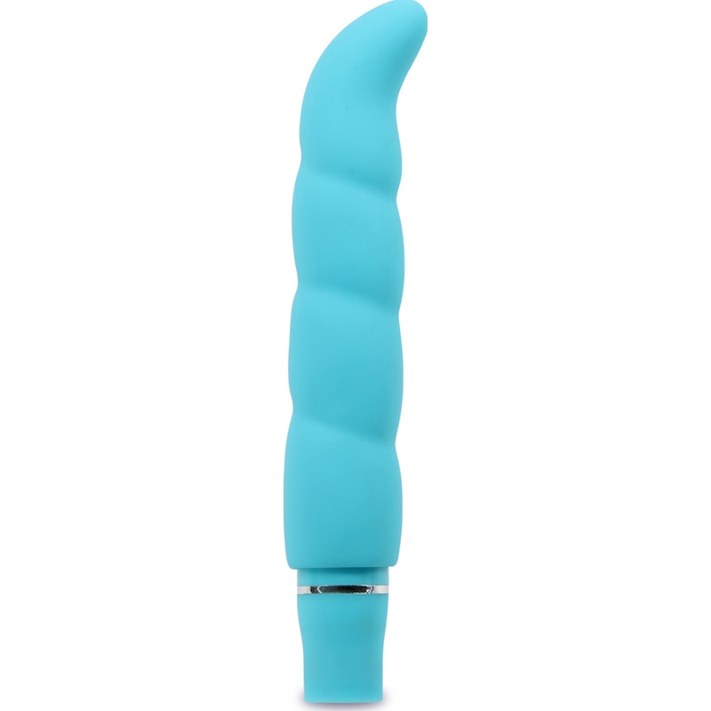 Luxe Purity G Vibrator, 6.25", Blue/Pink/Aqua