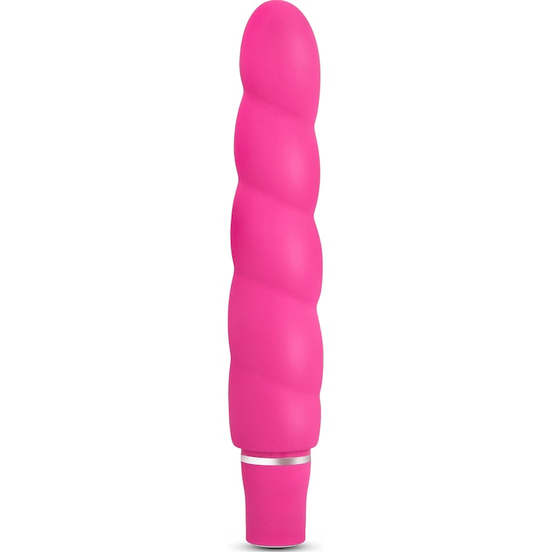 Luxe Anastasia Vibrator, 5.25"/13cm, Pink/Aqua/Blue
