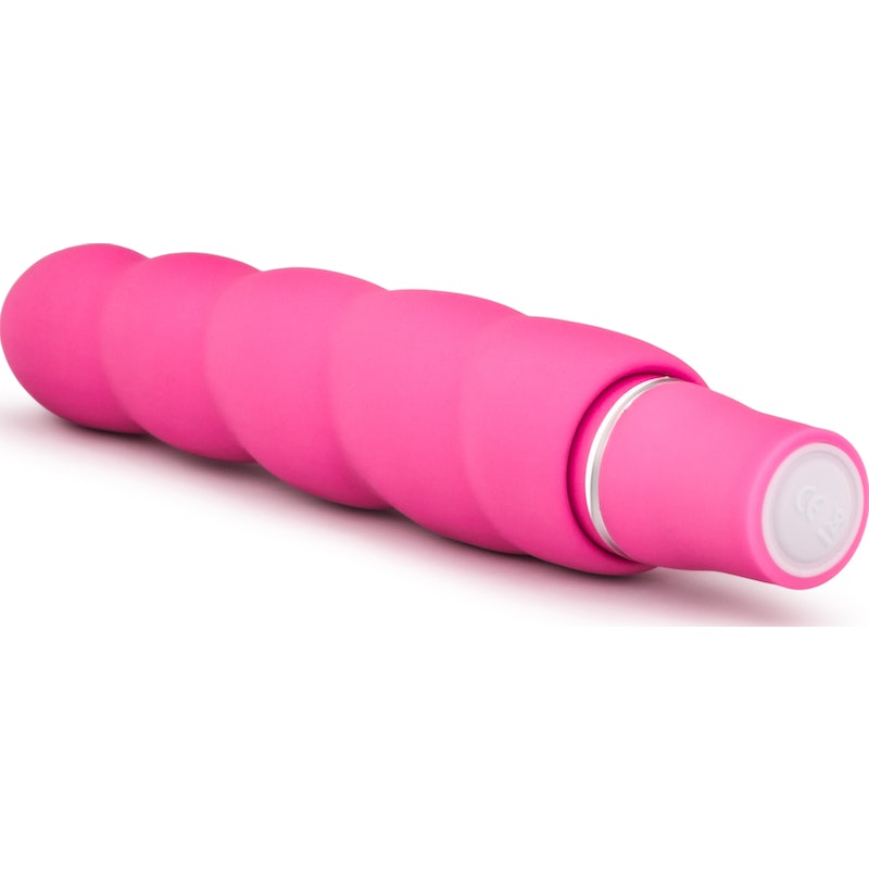 Luxe Anastasia Vibrator, 5.25"/13cm, Pink/Aqua/Blue