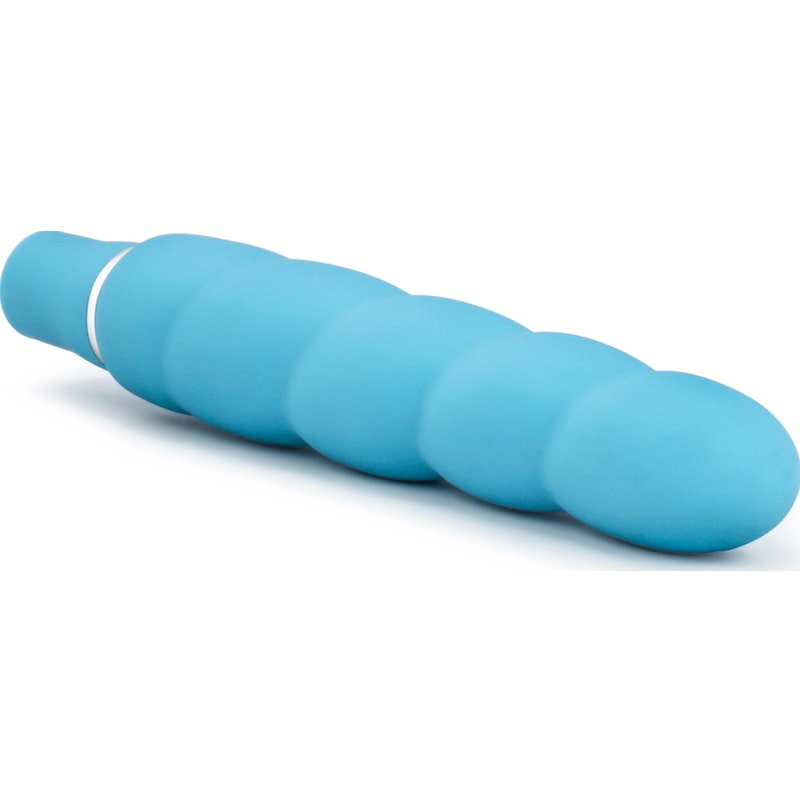 Luxe Anastasia Vibrator, 5.25"/13cm, Pink/Aqua/Blue