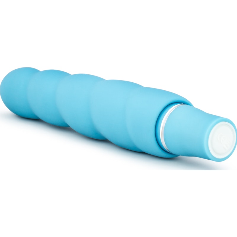 Luxe Anastasia Vibrator, 5.25"/13cm, Pink/Aqua/Blue