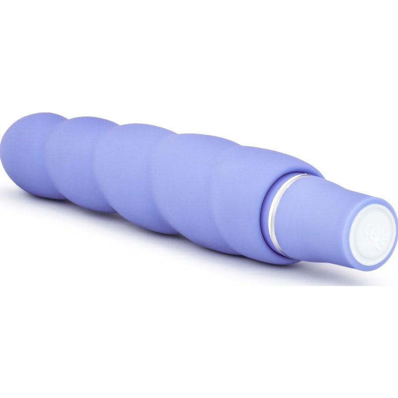 Luxe Anastasia Vibrator, 5.25"/13cm, Pink/Aqua/Blue