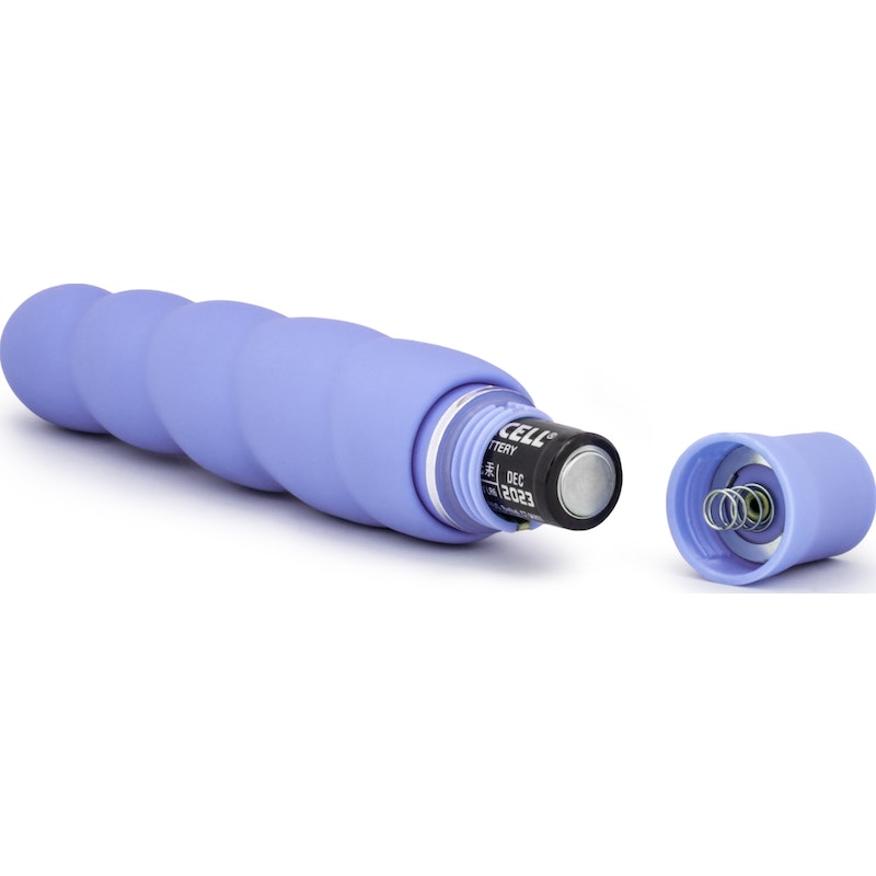 Luxe Anastasia Vibrator, 5.25"/13cm, Pink/Aqua/Blue