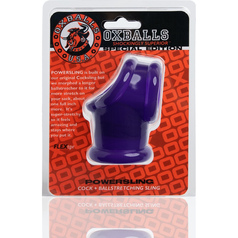 OxBalls Powersling Cocksling And Ballstretcher, Black/Purple