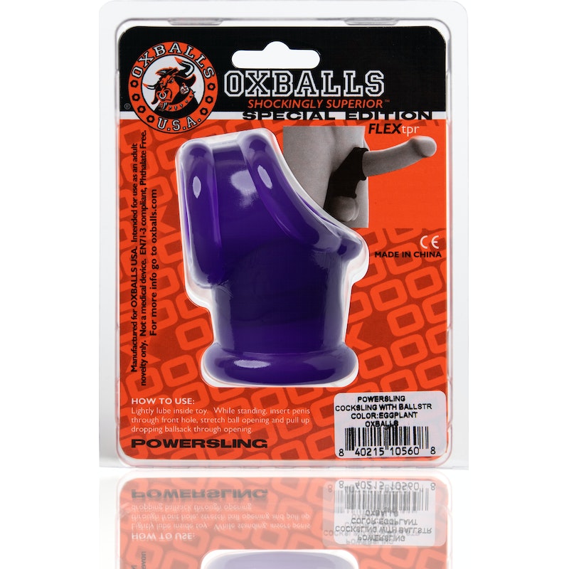 OxBalls Powersling Cocksling And Ballstretcher, Black/Purple