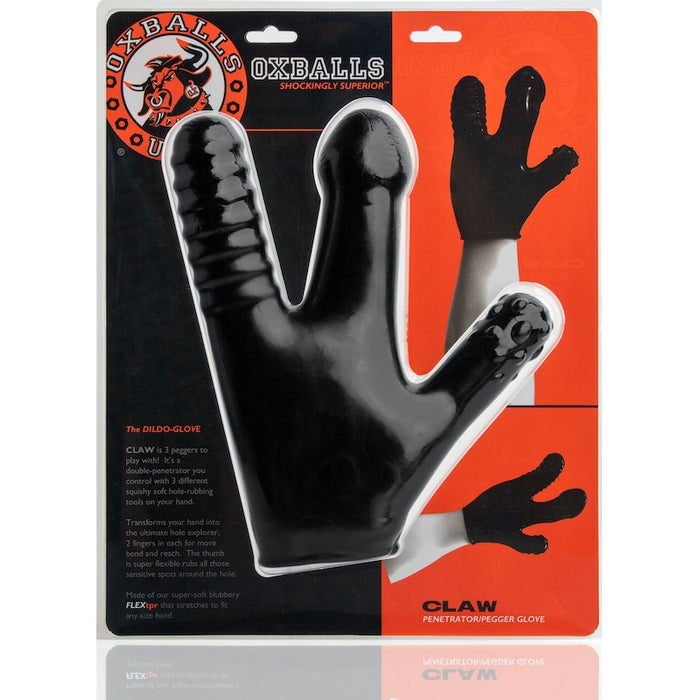 OxBalls Claw Dildo Glove, Black