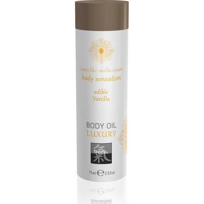 Shiatsu Luxury Body Oil Edible Vanilla 75ml